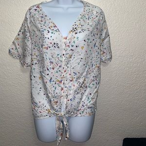 Beach Lunch Lounge Tie Knot Top